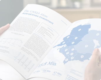 Zeitschrift mit UNIQA Aktie
